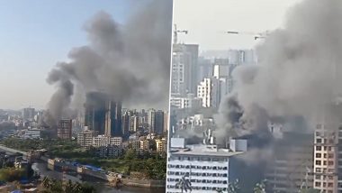 Maharashtra: आज सुबह मुंबई के ओशिवारा के आशियाना टॉवर में लगी भीषण आग(वीडियो)