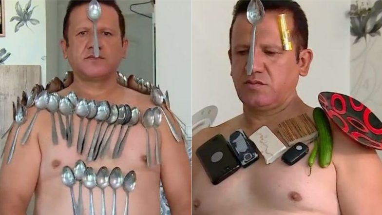 इंसान या चुंबक! इस शख्स की बॉडी से चिपक जाती है हर चीज, Viral Video को देख चकरा जाएगा आपका सिर