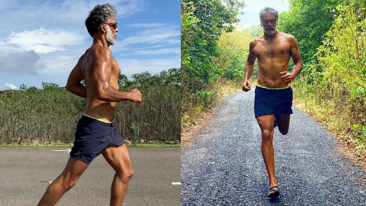 कोरोना से जंग जीतने के बाद रोजाना दौड़ लगाते हैं Milind Soman, फोटो शेयर करके लिख दी ये बात