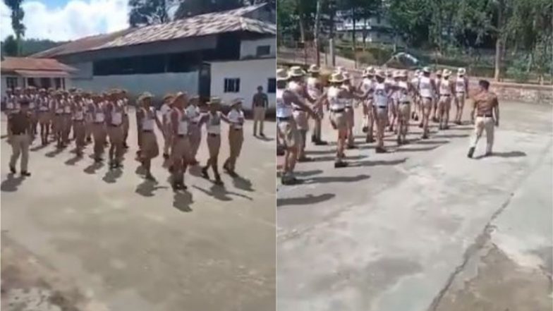 'ढल गया दिन हो गई शाम' गाने पर परेड करते नजर आए जवान, सोशल मीडिया पर वायरल हुआ वीडियो