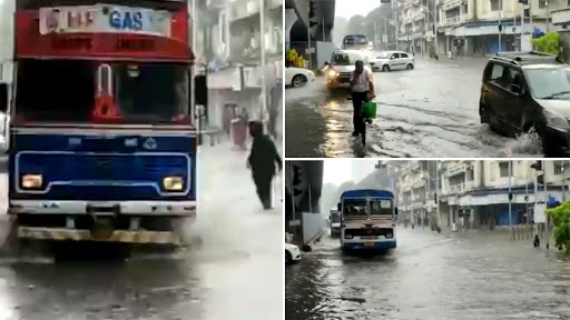 मुंबई में लगातार बारिश से परेल इलाके में भरा पानी, लोगों आवाजाही में हो रही है दिक्कत, देखें वीडियो