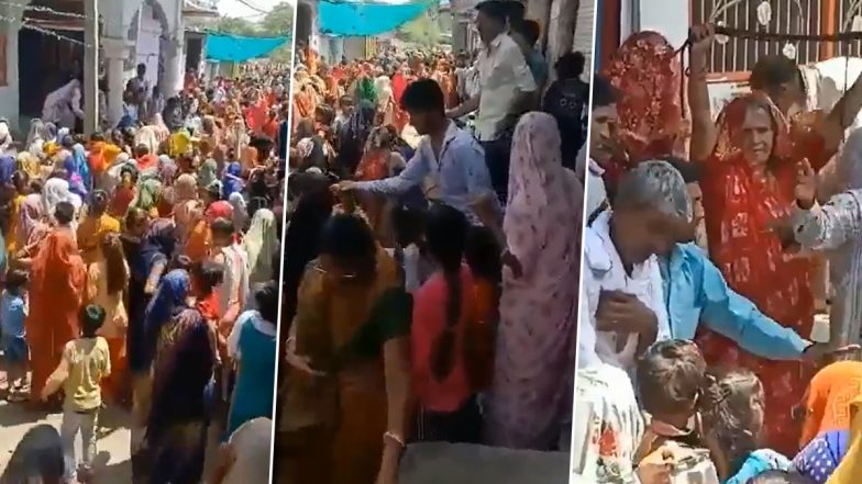 VIDEO: कोरोना से बचाने वाली ‘देव परियों’ की अफवाह सुनकर राजगढ़ में जुटे सैकड़ों ग्रामीण, मौके पर पहुंची पुलिस फोर्स, अंधविश्वास फैलाने के लिए 4 पर FIR
