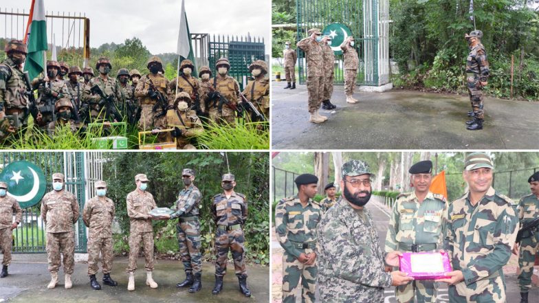 भारत और पाकिस्‍तान की सेना ने ईद के अवसर पर मिठाई का आदान-प्रदान किया, देखें तस्वीरें