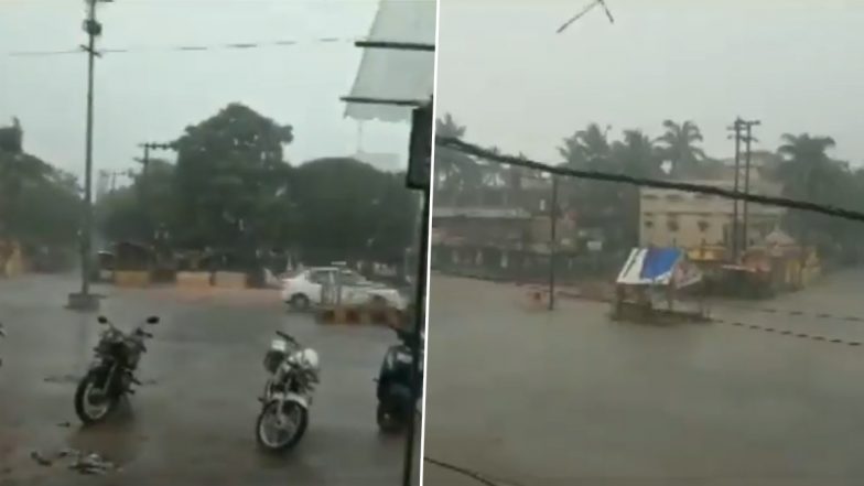 Odisha: भद्रक में हुई तेज बारिश, लोगों को गर्मी से मिली राहत