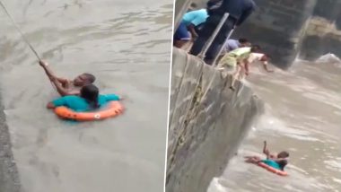 Mumbai: गेटवे ऑफ इंडिया के पास समुद्र में गिरी महिला, एक फोटोग्राफर ने छलांग लगाकर बचाई जान (देखें वीडियो)