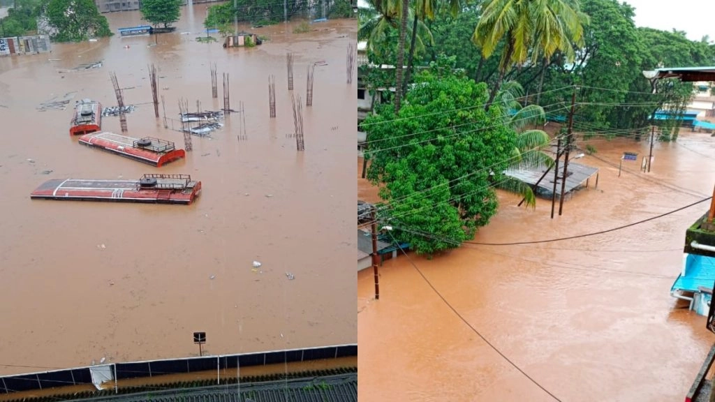 महाराष्ट्र में भारी बारिश का कहर, पानी में डूबे कई इलाके 