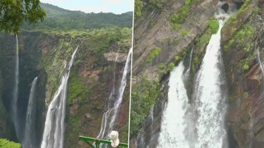 कर्नाटक के गोकक वॉटरफॉल पे सेल्फ़ी लेते व्यक्त एक शख्स 140 फीट उंचाई से गिरा