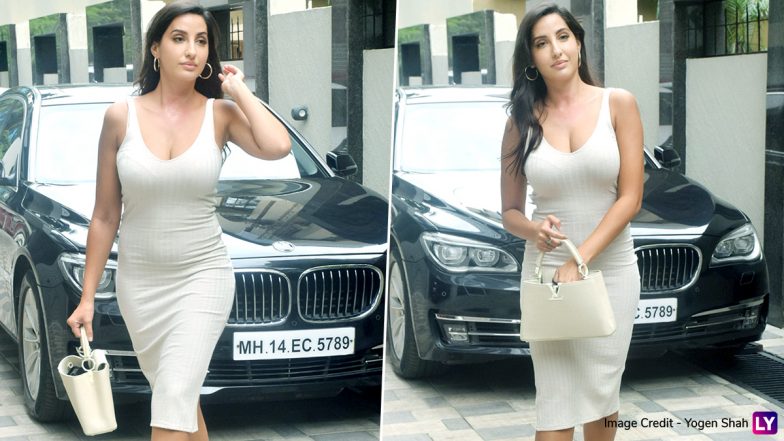 दिलबर गर्ल Nora Fatehi ने बॉडी फिट ड्रेस पहनकर दिखाया अपना बेहद ग्लैमरस अवतार, Hot Photos इंटरनेट पर मचा रही हडकंप
