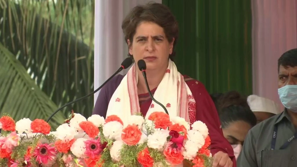 आगामी विधानसभा चुनाव को लेकर प्रियंका गांधी की प्रदेश कांग्रेस के नेताओं के साथ चर्चा जारी