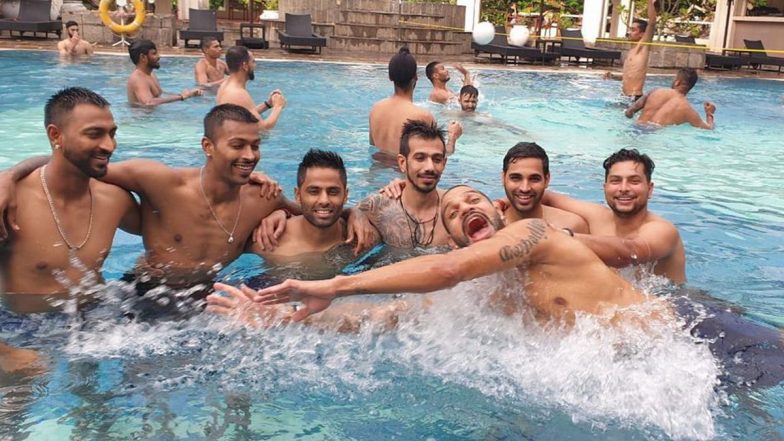 कोलंबो में स्विमिंग पूल का आनंद लेते नजर आए भारतीय खिलाड़ी, Shikhar Dhawan ने शेयर की स्पेशल तस्वीर