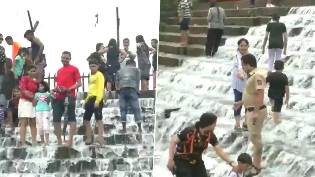 Maharashtra: कोविड प्रतिबंधों में ढील मिलने के बाद लोनावला में पर्यटकों की धूम