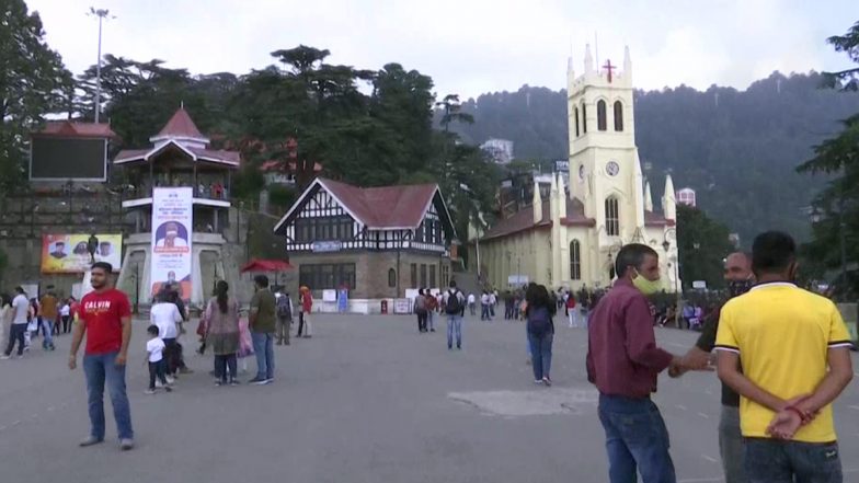 Himachal Pradesh: तीसरी लहर का खतरा भूले पर्यटक, शिमला, डलहौजी, मनाली में उमड़ी सैलानियों की भीड़