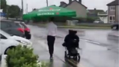 Viral Video: व्हीलचेयर से चलने वाले संरक्षक को बारिश से बचाने के लिए कैफे कर्मचारी ने किया ऐसा काम, तारीफ करने से खुद को नहीं रोक पाएंगे आप