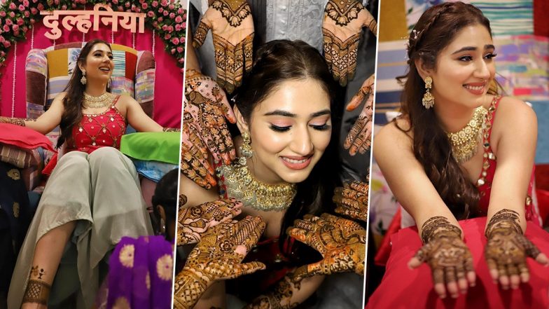 Disha Parmar ने हाथों में लगाई Rahul Vaidya के नाम की मेहंदी, इंटरनेट पर वायरल हुई ये खूबसूरत Photos