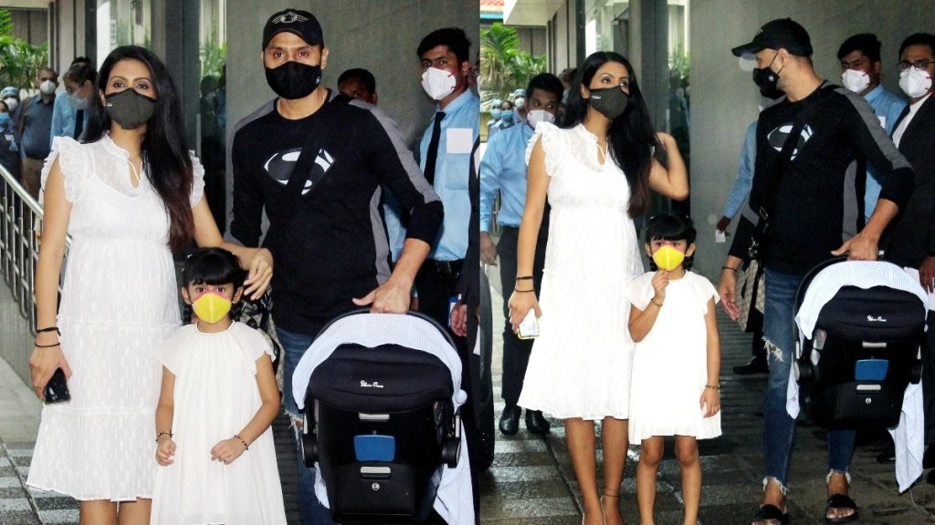 हरभजन और गीता बसरा बेटे को लेकर अस्पताल से हुए रवाना 