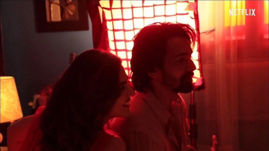 हसीन दिलरुबा: हर्षवर्धन राणे संग इंटिमेट सीन शूट करते समय उन्हें हंसाती दिखीं तापसी पन्नू, सामने आया शूटिंग का ये वीडियो