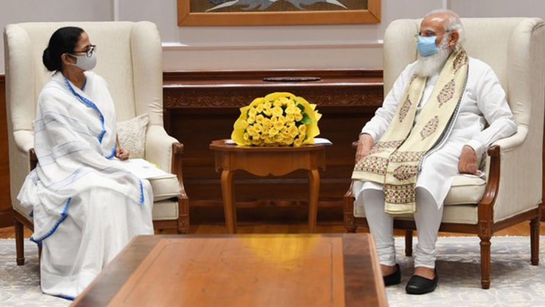 Delhi: पश्चिम बंगाल की सीएम ममता बनर्जी ने की पीएम मोदी से मुलाकात