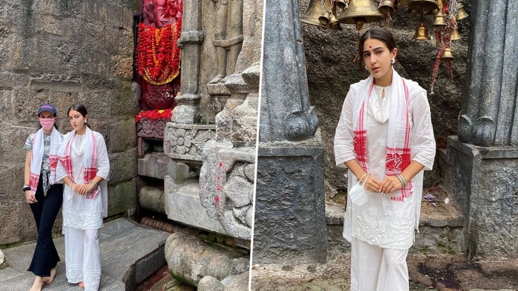 सारा अली खान ने असम के कामाख्या देवी मंदिर में टेका मत्था, शेयर की भक्ति भाव से भरी ये तस्वीरें