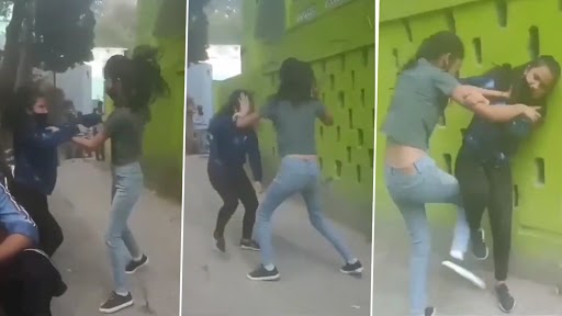 Viral Video: लड़कियों के बीच झोटा उखाड़ झगड़े का क्लिप वायरल, वीडियो देख नहीं रोक पाएंगे हंसी