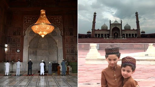 Eid al- Adha 2021: ईद अल अजहा पर दिल्ली के जामा मस्जिद में नमाज अदा करने आए श्रद्धालु, देखें तस्वीरें