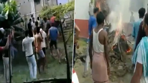 लड़की के परिवार ने प्रेमी का प्राइवेट पार्ट काटकर मौत के घाट उतारा, गुस्साए परिजनों ने आरोपियों के घर के बाहर ही कर दिया अंतिम संस्कार