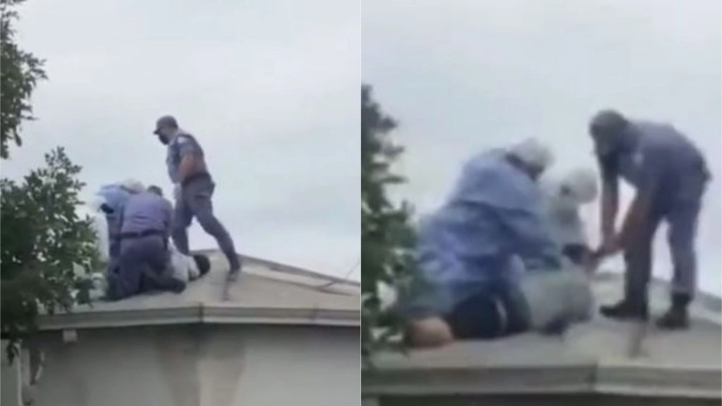 वैक्सीन का खौफ! टीका लगाने से बचने के लिए छत पर जाकर छिप गया शख्स, Viral Video में देखें आगे क्या हुआ