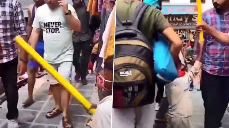 बिना मास्क धर्मशाला में घूमनेवालों को छोटे बच्चे ने लगाई डांट, पूछा- मास्क कहां है- Video