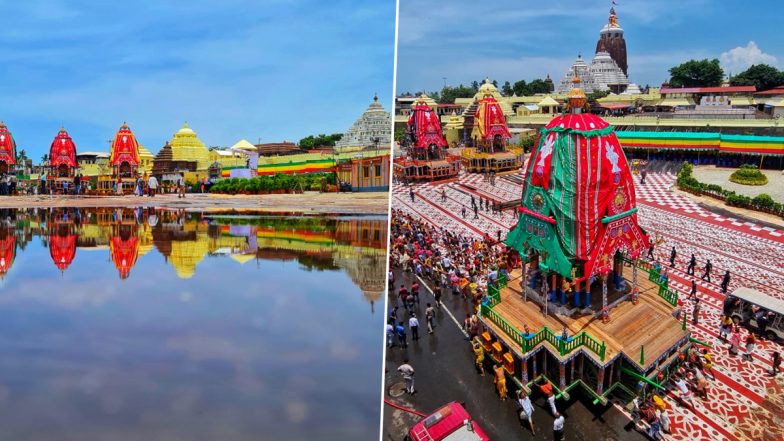 Jagannath Puri Rath Yatra 2021: केंद्रीय मंत्री Dharmendra Pradhan ने जगन्नाथ मंदिर की शेयर की भव्य तस्वीर