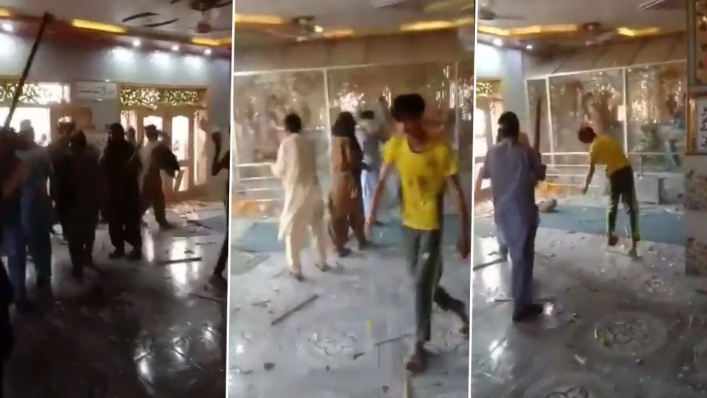 पंजाब प्रांत में भीड़ ने किया था हिंदू मंदिर पर हमला