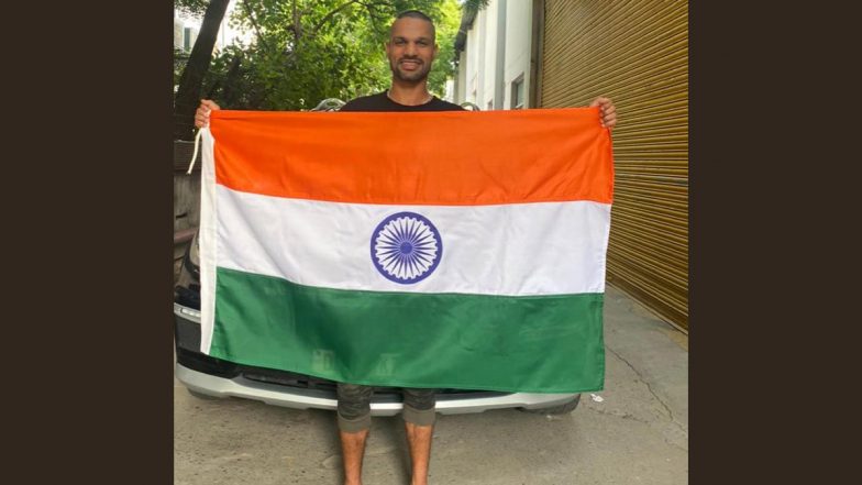 Independence Day 2021: शिखर धवन ने अनोखे अंदाज में दी देशवासियों को स्वतंत्रता दिवस की बधाई, देखें तस्वीर