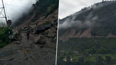 Himachal Pradesh: मंडी जिले में औट और पंडोह के बीच भूस्खलन, चंडीगढ़-मनाली राष्ट्रीय राजमार्ग अवरुद्ध