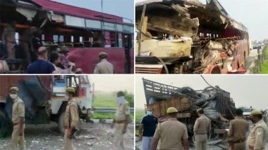 Bus Accident: यूपी के ईस्टर्न पेरिफेरल पर बस और ट्रक की भीषण टक्कर, 1 की मौत और 19 जख्मी