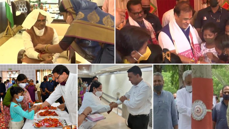 Happy Raksha Bandhan: रक्षाबंधन के मौके पर इन मुख्यमंत्रियों ने बंधवाई राखी, सीएम नीतीश ने दी यह अनमोल सीख