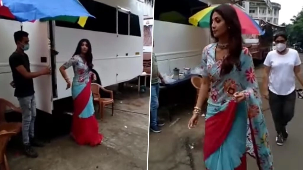 सुपर डांसर के सेट पर शिल्पा शेट्टी की मस्ती 