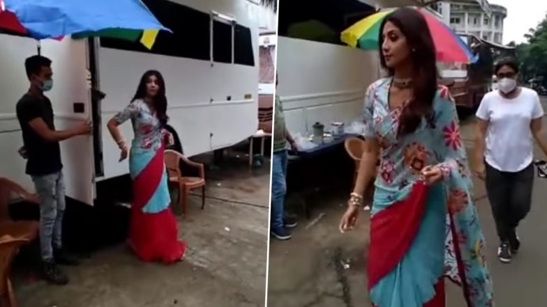 Pornography Case में पति Raj Kundra की गिरफ्तारी के बाद पहली बार शूट करने पहुंची Shilpa Shetty, देखिए वीडियो