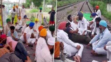 Punjab: फिरोजपुर में ट्रैक पर बैठे सैकड़ों गन्ना किसान, 19 ट्रेनें रद्द, यात्री परेशान