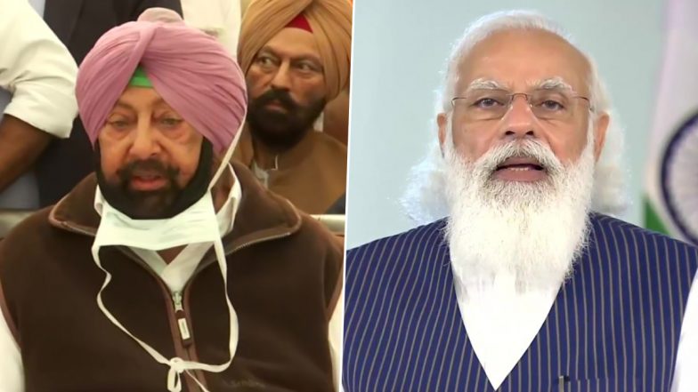 दिल्ली दौरे पर सीएम अमरिंदर सिंह, सोनिया गांधी-अमित शाह से मिलने के बाद आज पीएम मोदी से कर सकते हैं मुलाकात