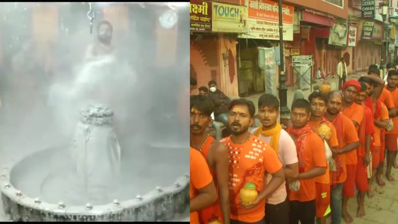 VIDEO: सावन के दूसरे सोमवार पर उज्जैन के महाकाल मंदिर में बिना श्रद्धालुओं के हुई भस्म आरती, वाराणसी के काशी विश्वनाथ में उमड़ी भक्तो की भीड़