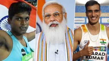 Tokyo Paralympics 2020: टोक्यो पैरालंपिक हाई जंप में मरियप्पन और शरद को पीएम मोदी ने जीत के लिए दी बधाई, कहा- भारत को आपकी कामयाबी पर गर्व