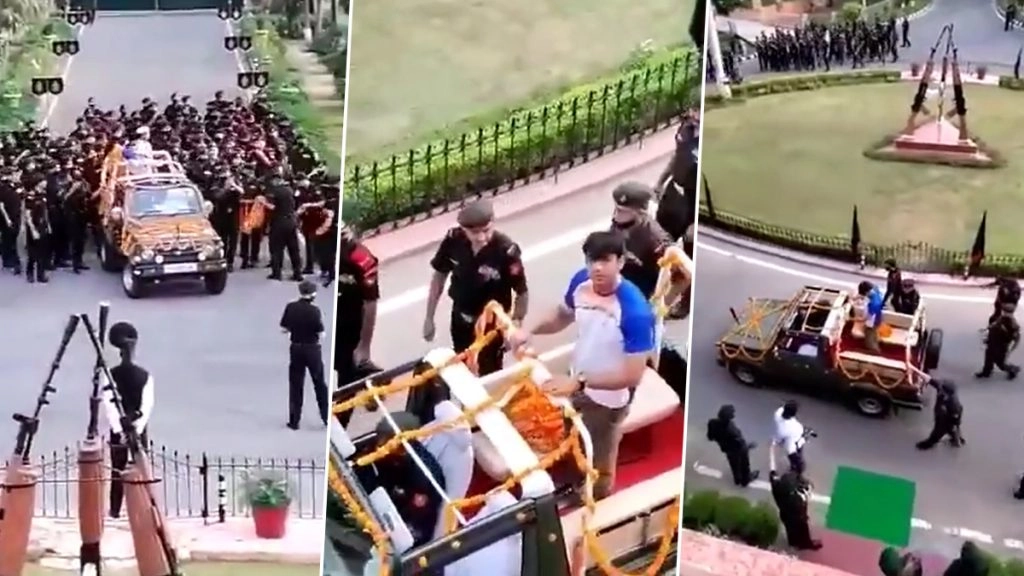 स्वर्ण पदक विजेता Neeraj Chopra का Rajputana Rifles Regiment ने खास अंदाज में किया स्वागत, देखें वीडियो 