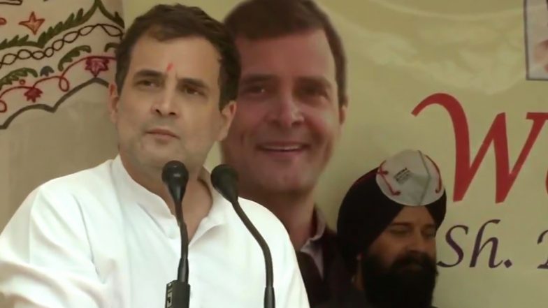 जम्मू कश्मीर की मिली-जुली संस्कृति को खत्म करने की कोशिश में आरएसएस, भाजपा: राहुल गांधी