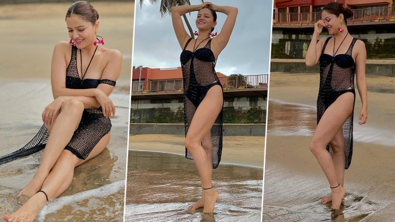 Rubina Dilaik ने ब्लैक बिकिनी में दिखाए अपने हसीन जलवे, नजरें हटा पाना हुआ मुश्किल