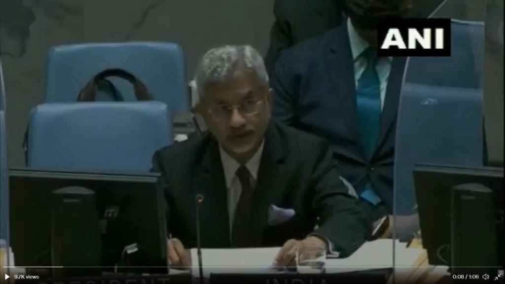 आतंकवाद को किसी धर्म, राष्ट्र, सभ्यता या फिर जातीय समूह से जोड़कर नहीं देखा जा सकता: एस जयशंकर 