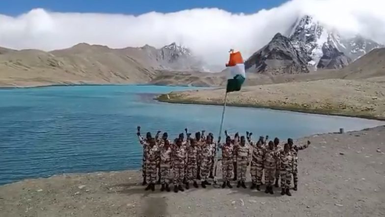 Independence Day 2021: ITBP के जवानों ने 16,700 फीट की ऊंचाई मनाया आजादी का जश्न
