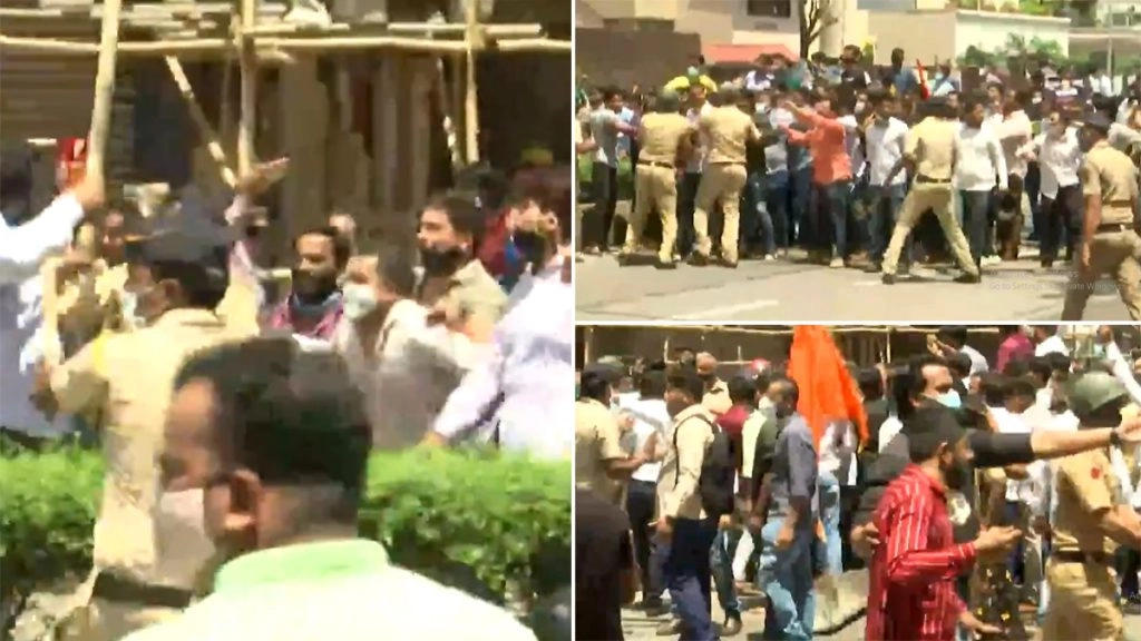 उद्धव ठाकरे के खिलाफ बयान से बवाल, नासिक से लेकर मुंबई तक शिवसैनिकों का हंगामा 