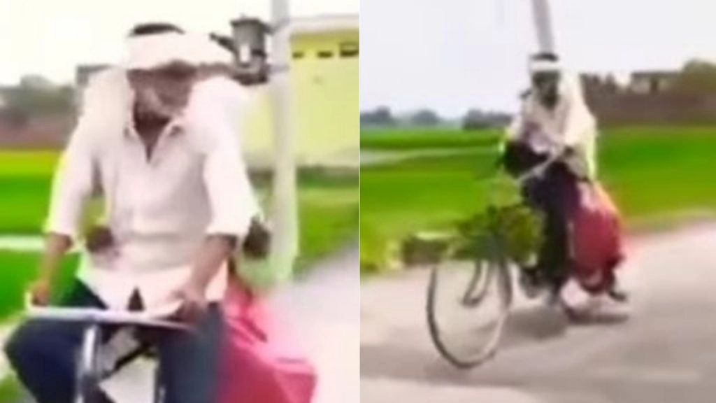 Viral Video: अंकल-आंटी साइकिल पर सवार होकर निकले सैर करने, फिर जो हुआ… उसे देख हंसी से लोटपोट हो जाएंगे आप