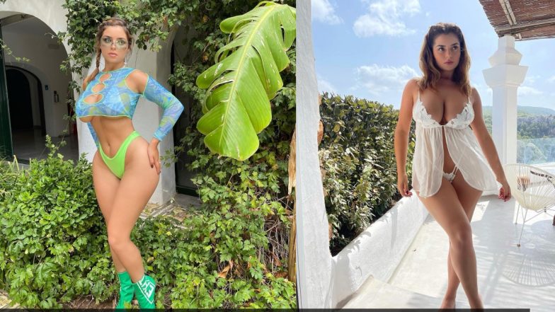 Demi Rose Hot Photos: अपने कर्वी फिगर से दुनिया भर के लड़कों को दीवाना बना रखा है डेमी रोज ने, बोल्ड तस्वीरों से भरा पड़ा है सोशल मीडिया