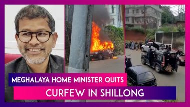 मेघालय के गृह मंत्री का इस्तीफा, पूर्व आतंकवादी की मौत पर शिलांग में कर्फ्यू