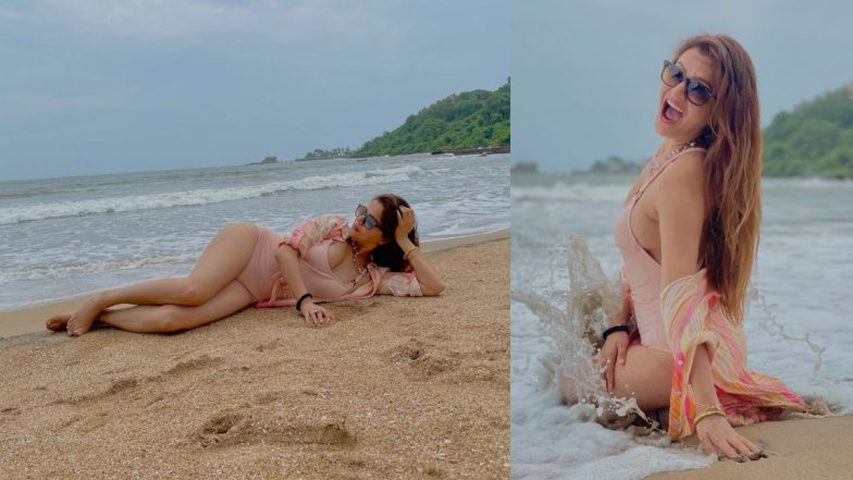 Rubina Dilaik ने स्विमशूट पहनकर समुंद्र के किनारे बिखेरा जलवा, हॉटनेस ऐसी की उड़ा दे होश
