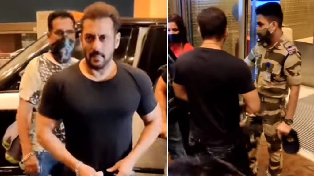 सलमान खान को एअरपोर्ट पर रोकने वाले जवान को सम्मानित किया गया 